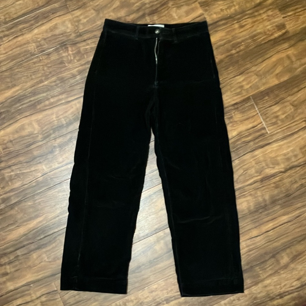 Men's Black Velvet Pants